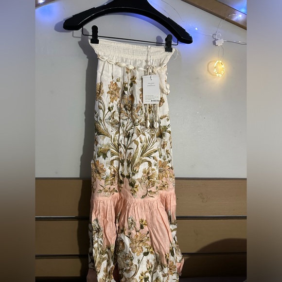 Zimmermann Chintz Tiered Midi skirt Size 2P - Picture 8 of 10